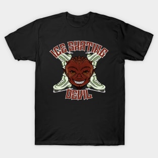 Ice skating Devil T-Shirt